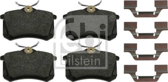 Febi Bilstein 16406 - Brake Pad Set, disc brake autospares.lv