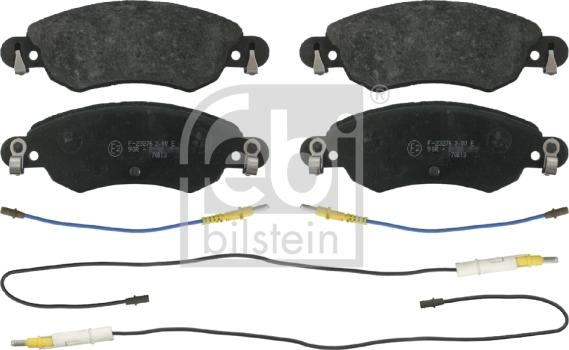 Febi Bilstein 16416 - Brake Pad Set, disc brake autospares.lv