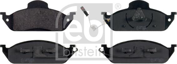 Febi Bilstein 16410 - Brake Pad Set, disc brake autospares.lv