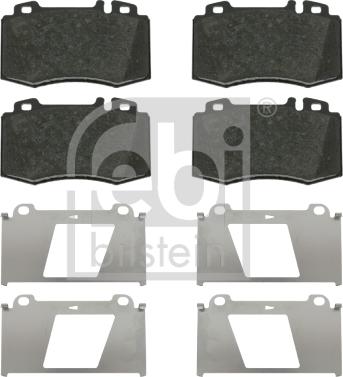 Febi Bilstein 16481 - Brake Pad Set, disc brake autospares.lv