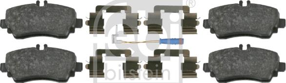 Febi Bilstein 16439 - Brake Pad Set, disc brake autospares.lv