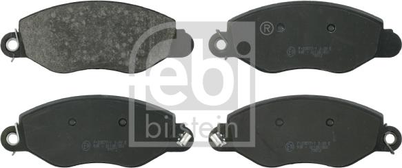 Febi Bilstein 16424 - Brake Pad Set, disc brake autospares.lv