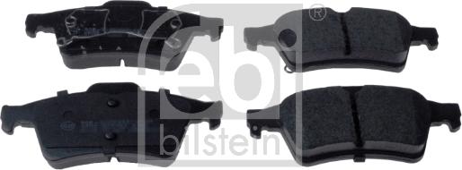 Febi Bilstein 16428 - Brake Pad Set, disc brake autospares.lv