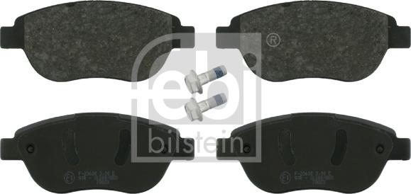 Febi Bilstein 16422 - Brake Pad Set, disc brake autospares.lv