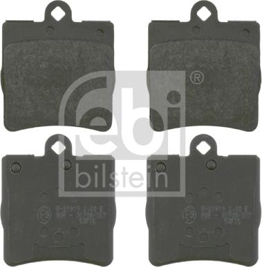 Febi Bilstein 16474 - Brake Pad Set, disc brake autospares.lv