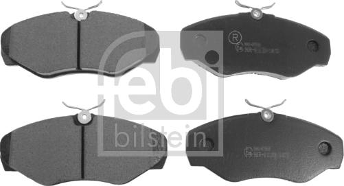 Febi Bilstein 16473 - Brake Pad Set, disc brake autospares.lv