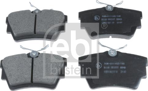 Febi Bilstein 16472 - Brake Pad Set, disc brake autospares.lv