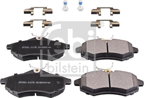 Febi Bilstein 16590 - Brake Pad Set, disc brake autospares.lv