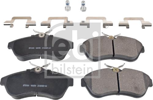 Febi Bilstein 16591 - Brake Pad Set, disc brake autospares.lv