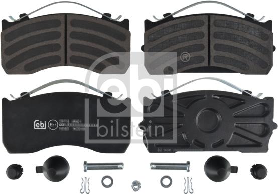 Febi Bilstein 16592 - Brake Pad Set, disc brake autospares.lv
