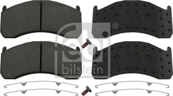 Febi Bilstein 16546 - Brake Pad Set, disc brake autospares.lv