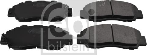 Febi Bilstein 16551 - Brake Pad Set, disc brake autospares.lv
