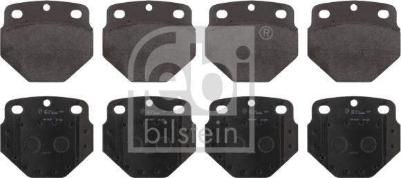 Febi Bilstein 16569 - Brake Pad Set, disc brake autospares.lv