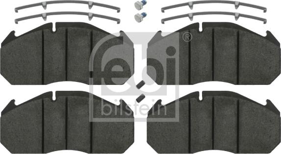 Febi Bilstein 16567 - Brake Pad Set, disc brake autospares.lv