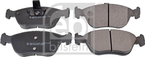 Febi Bilstein 16506 - Brake Pad Set, disc brake autospares.lv