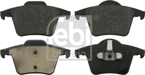 Febi Bilstein 16508 - Brake Pad Set, disc brake autospares.lv