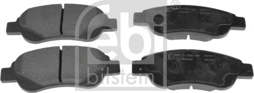 Febi Bilstein 16589 - Brake Pad Set, disc brake autospares.lv