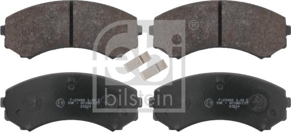 Febi Bilstein 16582 - Brake Pad Set, disc brake autospares.lv