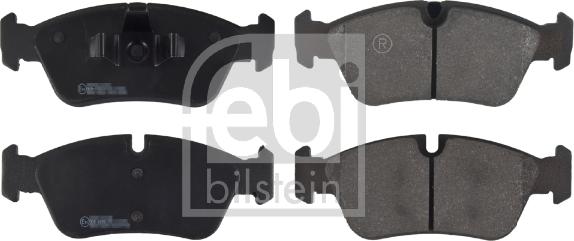 Febi Bilstein 16531 - Brake Pad Set, disc brake autospares.lv