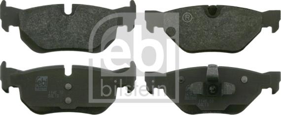 Febi Bilstein 16533 - Brake Pad Set, disc brake autospares.lv
