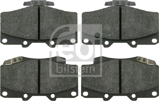 Febi Bilstein 16537 - Brake Pad Set, disc brake autospares.lv