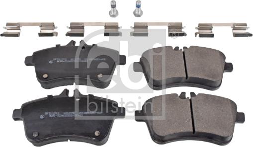 Febi Bilstein 16529 - Brake Pad Set, disc brake autospares.lv