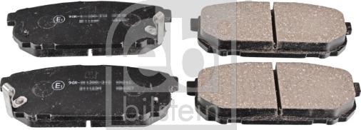 Febi Bilstein 16524 - Brake Pad Set, disc brake autospares.lv