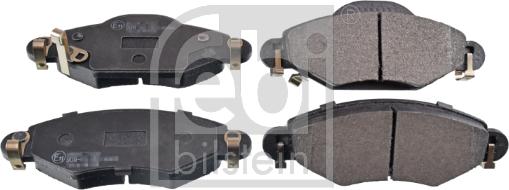 Febi Bilstein 16576 - Brake Pad Set, disc brake autospares.lv