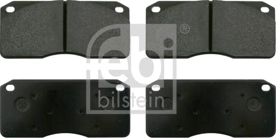 Febi Bilstein 16573 - Brake Pad Set, disc brake autospares.lv