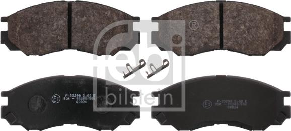 Febi Bilstein 16645 - Brake Pad Set, disc brake autospares.lv