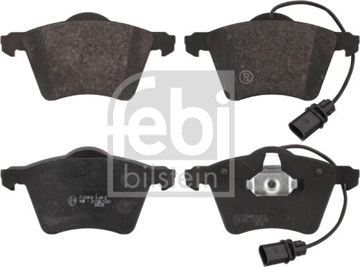 Febi Bilstein 16640 - Brake Pad Set, disc brake autospares.lv