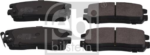 Febi Bilstein 16641 - Brake Pad Set, disc brake autospares.lv