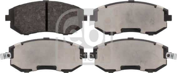 Febi Bilstein 16643 - Brake Pad Set, disc brake autospares.lv