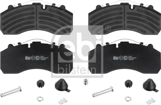 Febi Bilstein 16665 - Brake Pad Set, disc brake autospares.lv