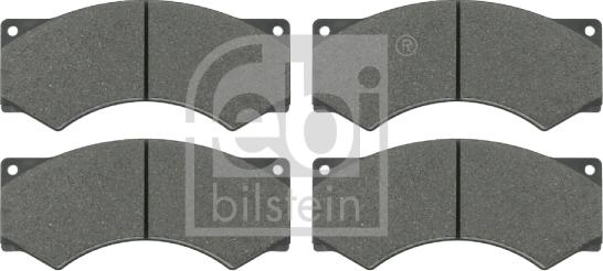 Febi Bilstein 16604 - Brake Pad Set, disc brake autospares.lv