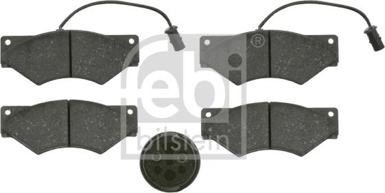 Febi Bilstein 16600 - Brake Pad Set, disc brake autospares.lv