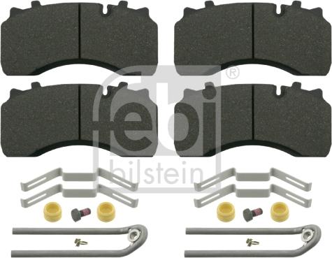 Febi Bilstein 16610 - Brake Pad Set, disc brake autospares.lv