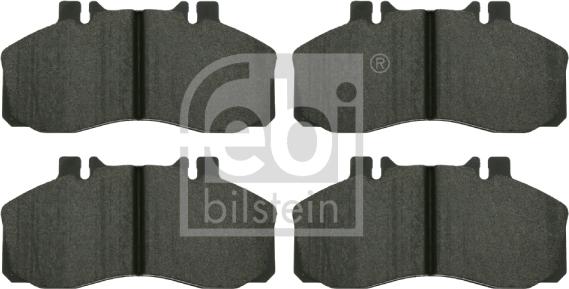 Febi Bilstein 16612 - Brake Pad Set, disc brake autospares.lv