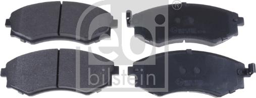 Febi Bilstein 16681 - Brake Pad Set, disc brake autospares.lv
