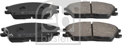 Febi Bilstein 16683 - Brake Pad Set, disc brake autospares.lv