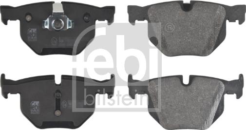 Febi Bilstein 16633 - Brake Pad Set, disc brake autospares.lv