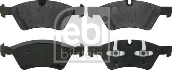 Febi Bilstein 16621 - Brake Pad Set, disc brake autospares.lv