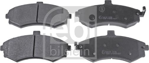 Febi Bilstein 16679 - Brake Pad Set, disc brake autospares.lv