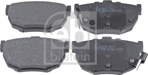 Febi Bilstein 16676 - Brake Pad Set, disc brake autospares.lv