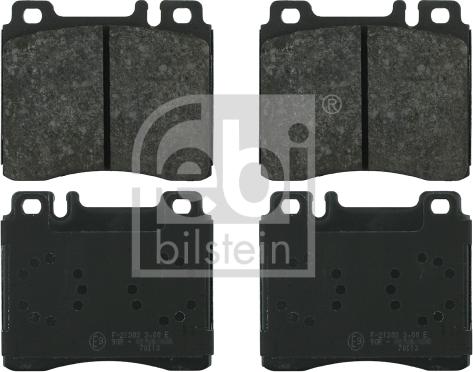 Febi Bilstein 16096 - Brake Pad Set, disc brake autospares.lv