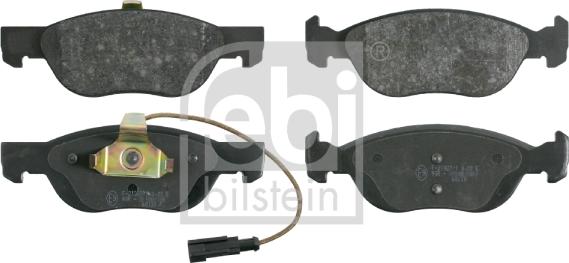 Febi Bilstein 16091 - Brake Pad Set, disc brake autospares.lv