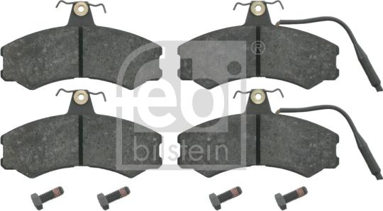 Febi Bilstein 16051 - Brake Pad Set, disc brake autospares.lv
