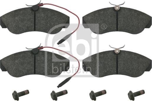 Febi Bilstein 16069 - Brake Pad Set, disc brake autospares.lv