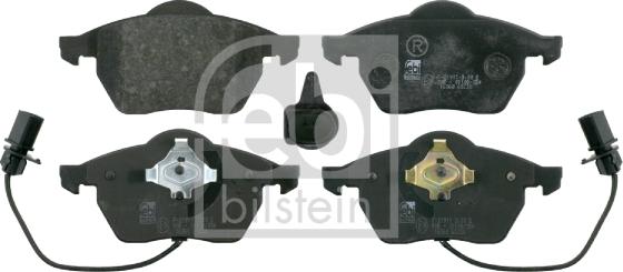 Febi Bilstein 16060 - Brake Pad Set, disc brake autospares.lv