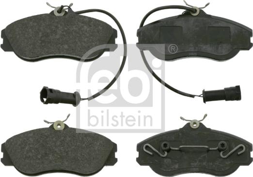 Febi Bilstein 16062 - Brake Pad Set, disc brake autospares.lv